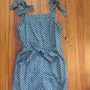 Dear Creatures Navy Romper